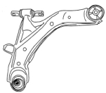MARKOTA HYUNDAI-SPA-0022 Suspension Control Arm-Lower